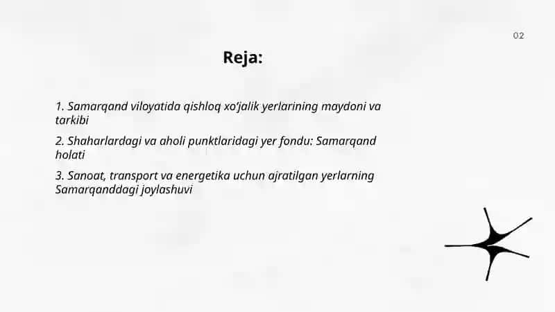 Samarqand viloyati boyicha Yer fondi 2