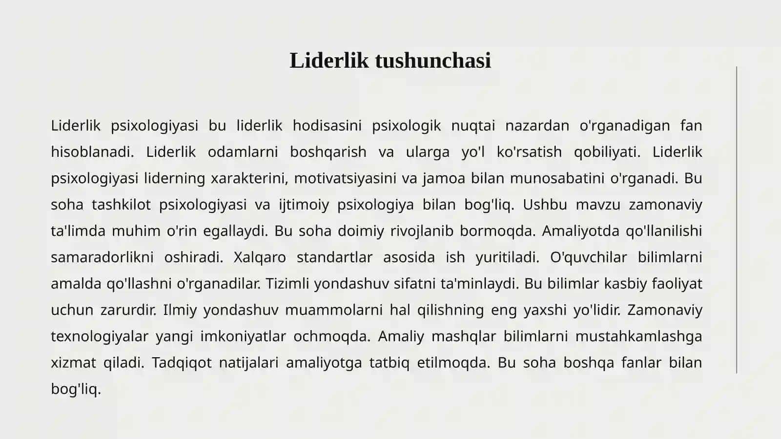 LIDERLIK PSIXOLOGIYASI 2