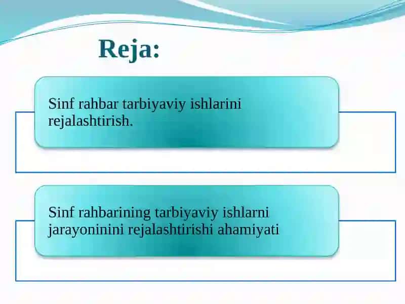 Tarbiyaviy ishlar jarayonida sinf rahbarining o’rni 2
