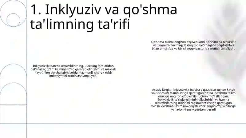 Inklyuziv Va Birgalikda O'Qitish 2