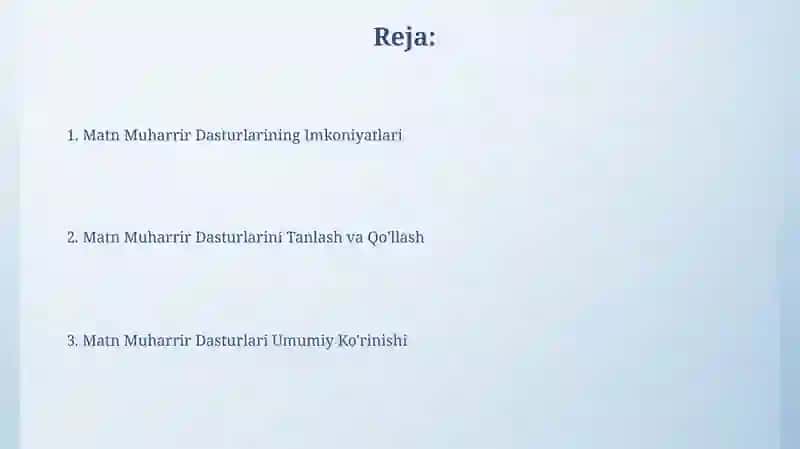 Matn Muharrir Dasturlari 2