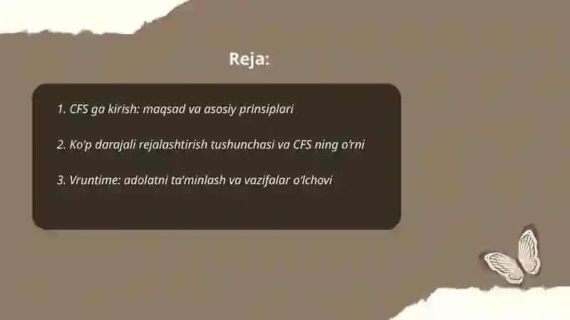 Zamonaviy OT dan foydalangan holda ko'p darajali rejalashtirishni o'rganing (Linux Completely Fair Scheduler) 2