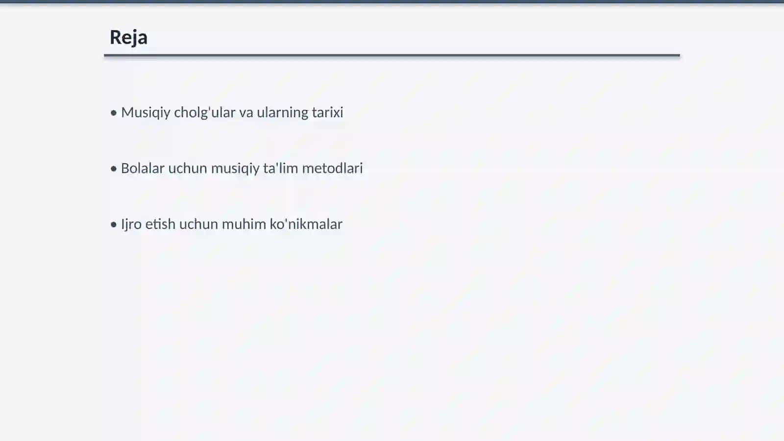 Bolalarni musiqaviy cholg'ularda ijroga o'rgatish 2