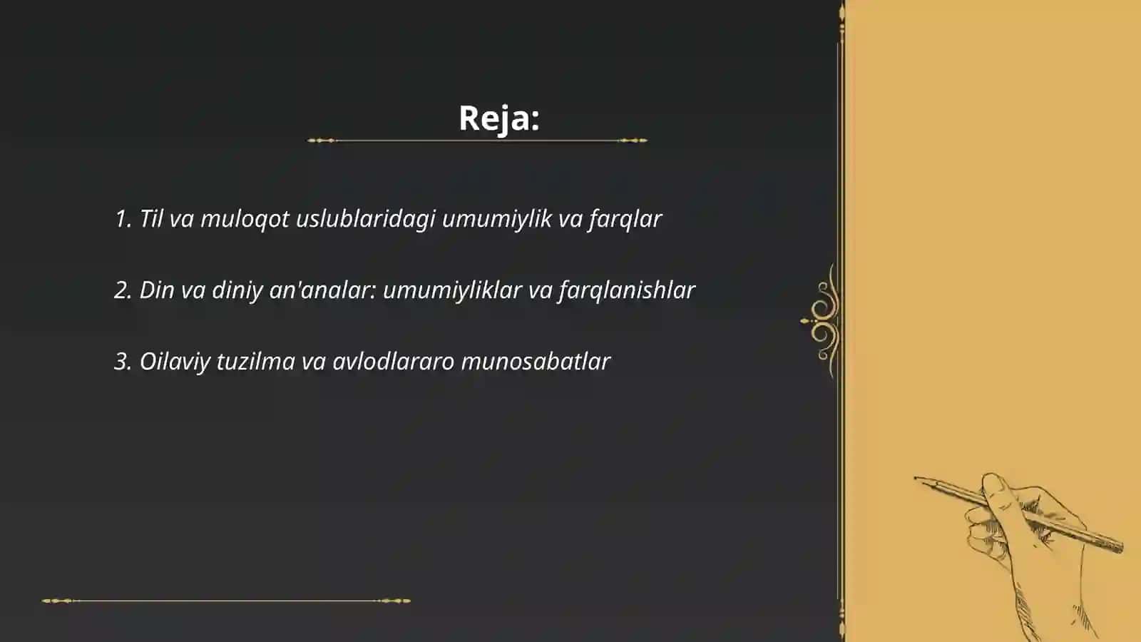 Til va muloqot uslublaridagi umumiylik va farqlar 2
