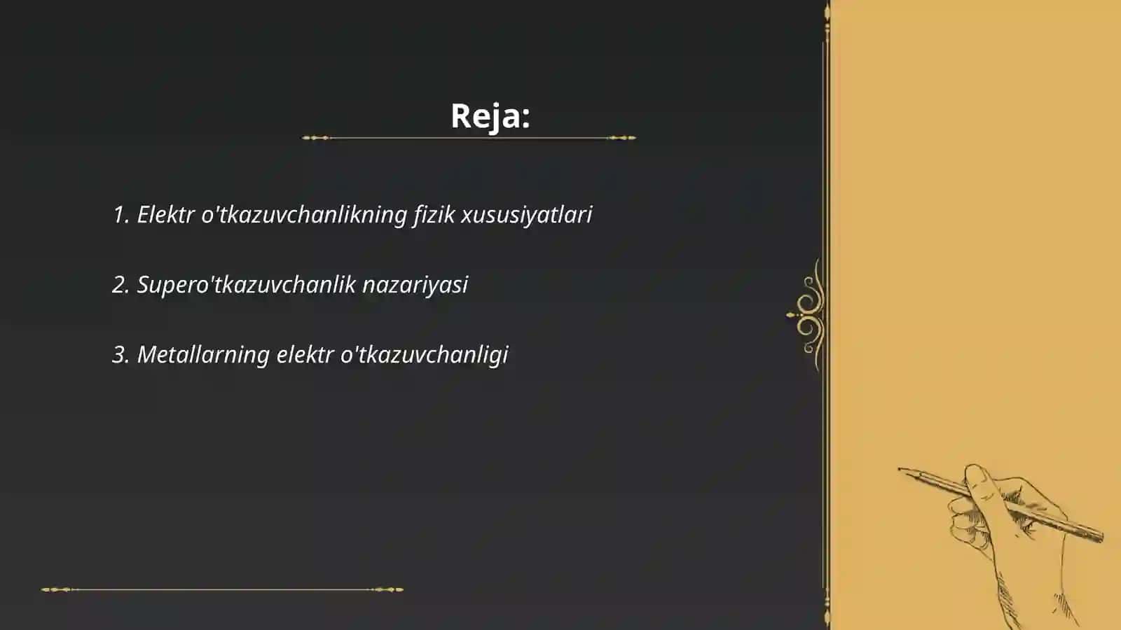 Elektr o'tkazuvchanlikning turlari 2