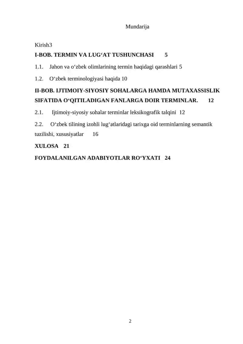 Terminologiya va davlat tilida ish yuritish asoslari 2