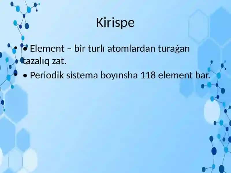 Elementlerdiń túrleri ha'máhmiyeti 2
