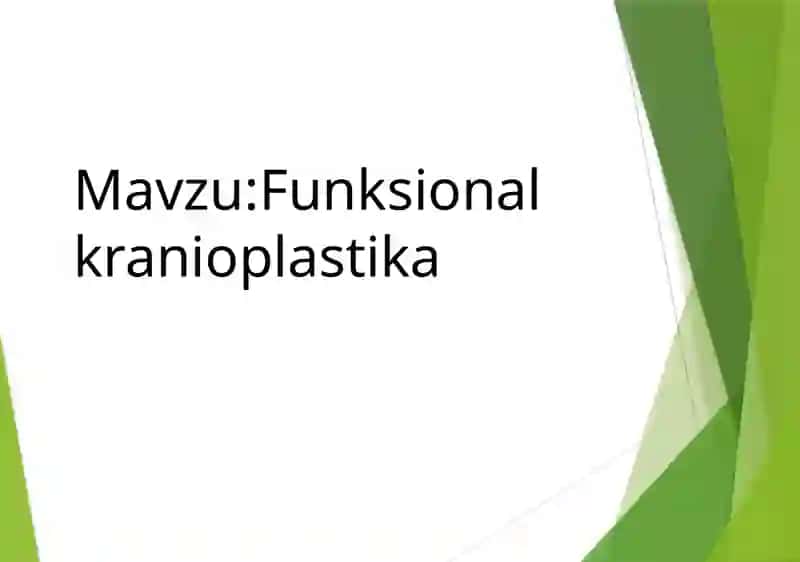 Funktsional kranioplastika 2