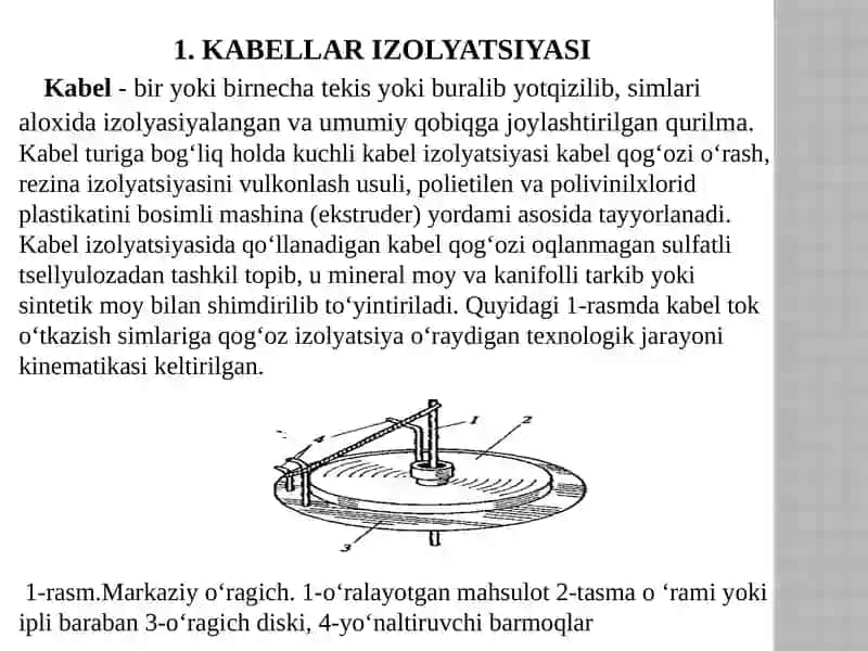 Kabellar izolyatsiyasi va ular bilan bog‘liq ekologik muammolar 2