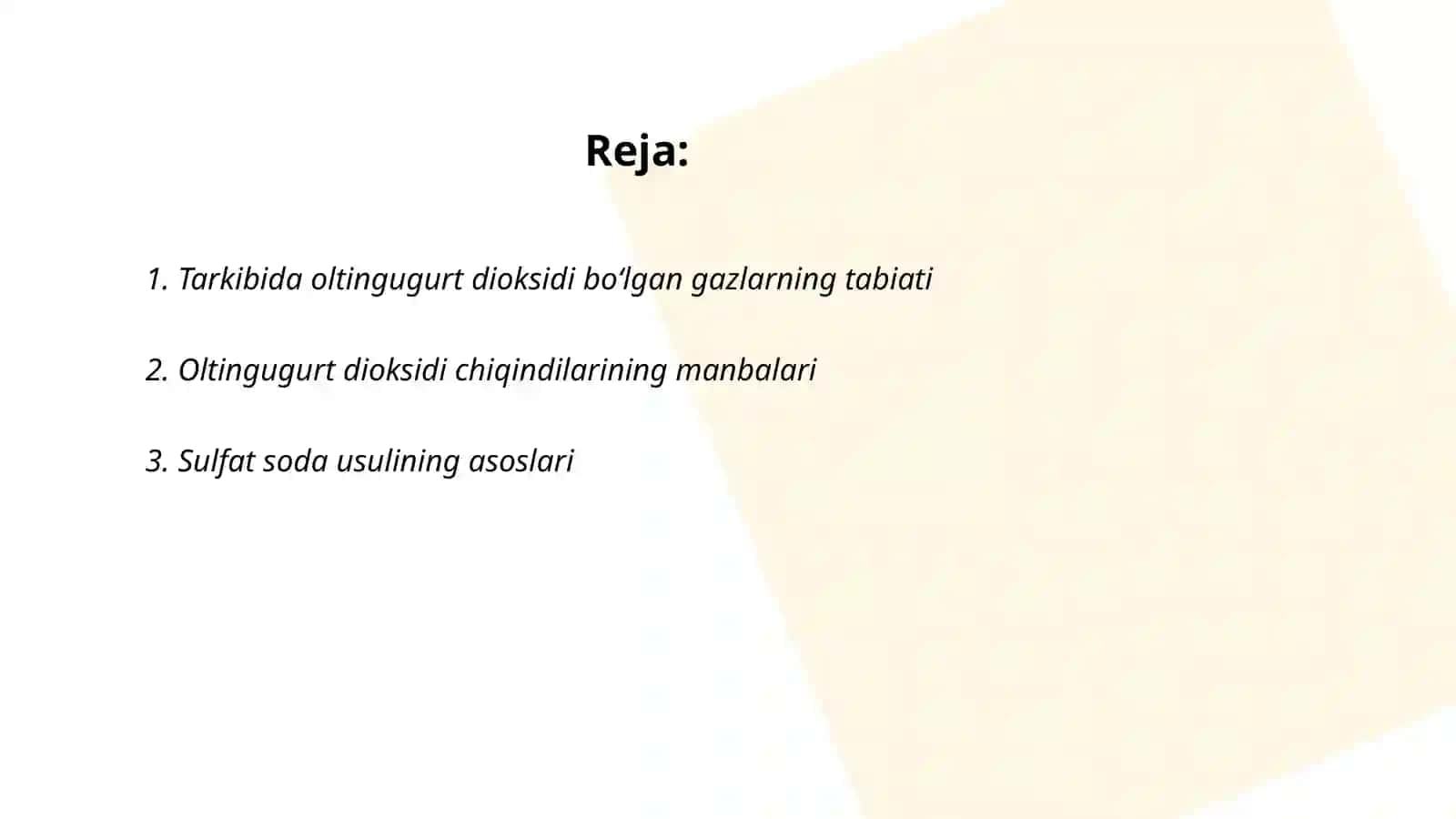 Sulfat kislota ishlab chiqarish texnologiyasi 2