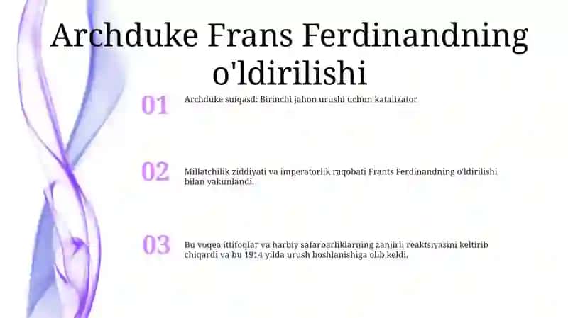 1914-Yil 1918-Yillardagi Urushning Sabablari MeningNigohimda 2