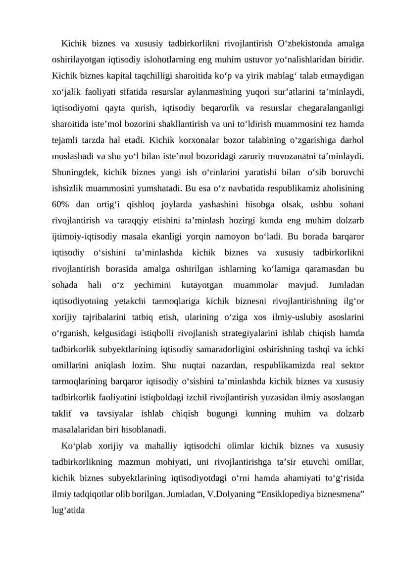 Biznesni shakllantirishda iqtisodiy omillar 2