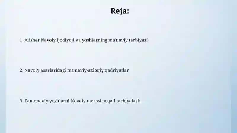 Navoiy Asarlaridagi Axloqiy-Ma'naviy Qadriyatlar 2
