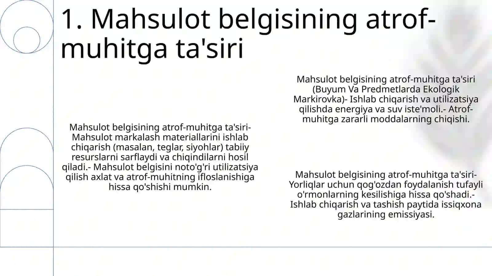 Buyum Va Predmetlarda Ekologik Markirovka 2