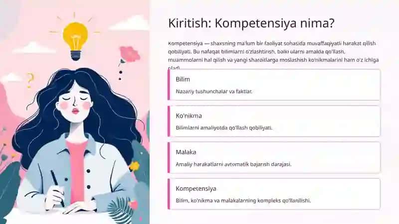Kompetensiyaviy yondashuvning nazariy asoslari 2