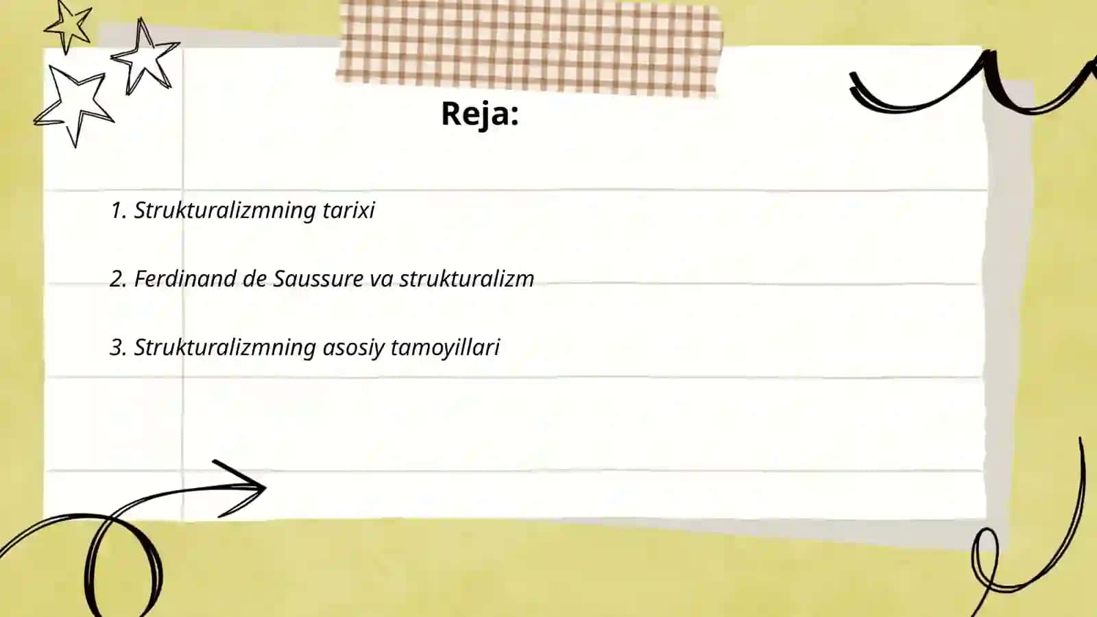 Strukturalizm va uning yoʻnalishlari 2