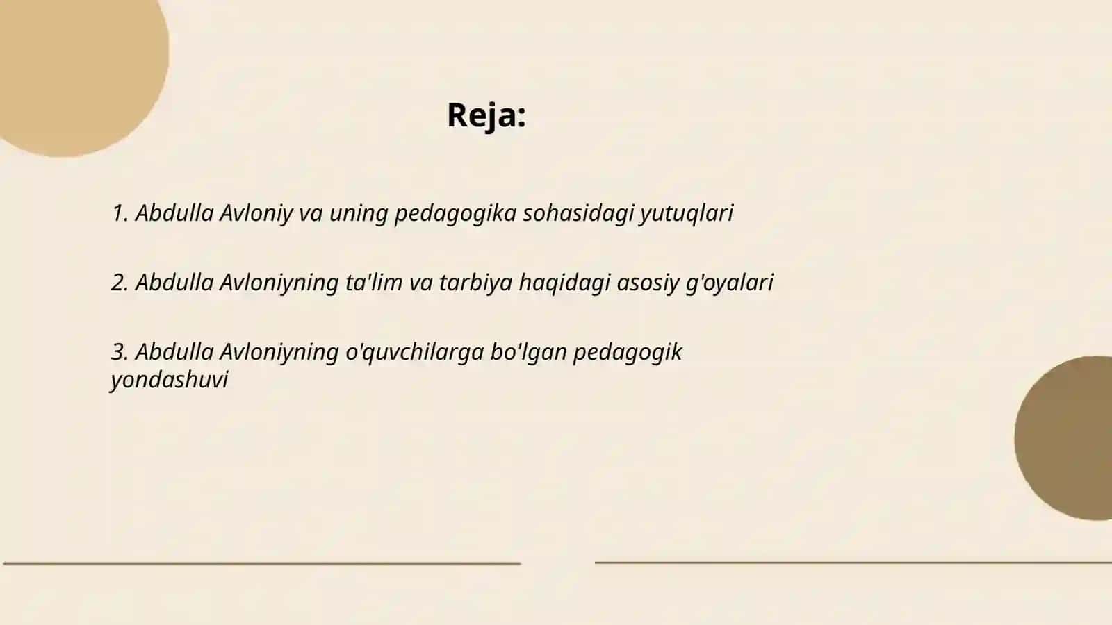 Abdulla Avloniyning pedagogik faoliyati va ta'lim tarbiya haqidagi qarashlari 2