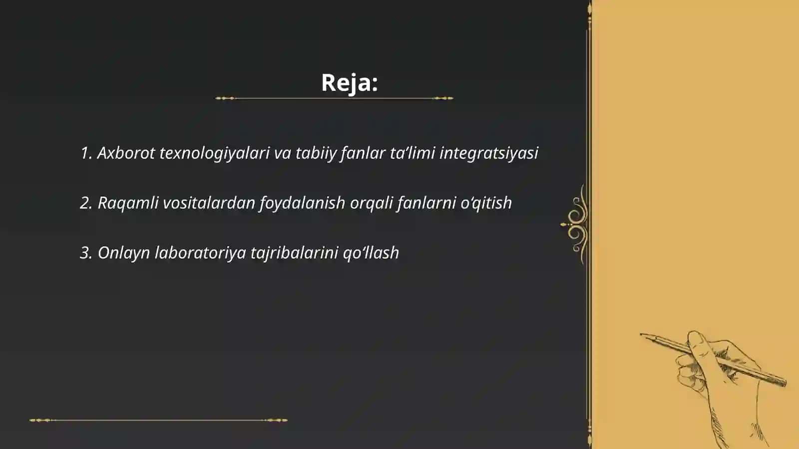 Axborot texnologiyalari va tabiiy fanlar ta’limi integratsiyasi 2