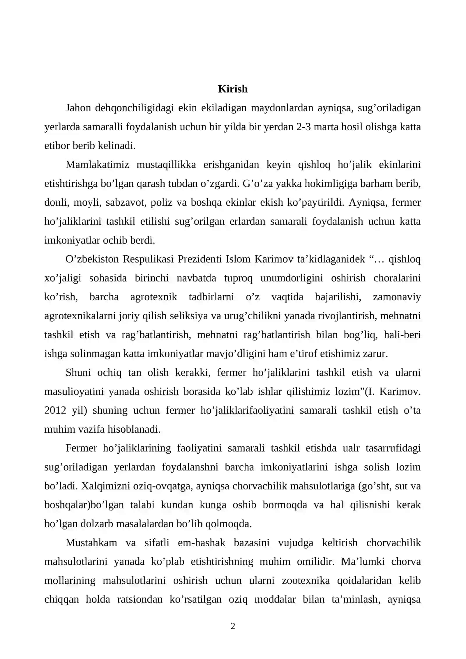 Makkajo’horini soya bilan ko’k massa uchun aralash etishtirishning iqtisodi 2