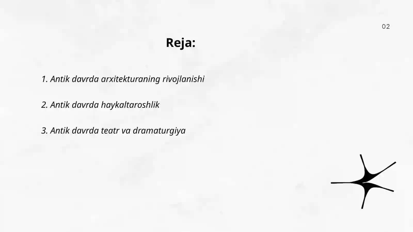 Antik davr madaniyati va sa'nati 2