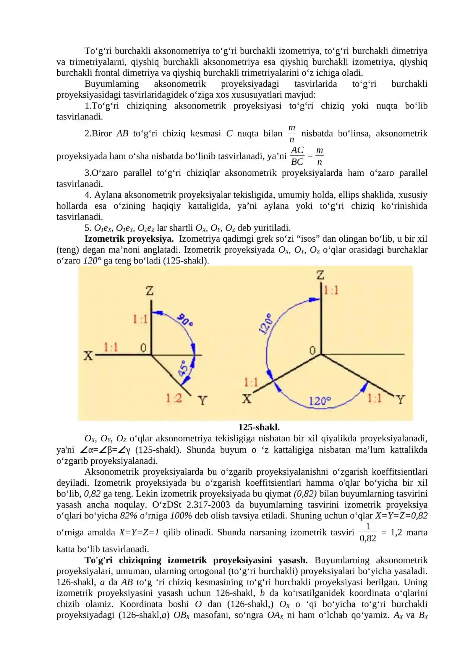Aksonometrik proyeksyalar 2