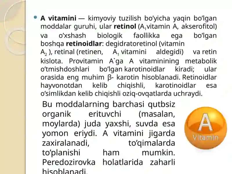 Gipovitaminoz A 2