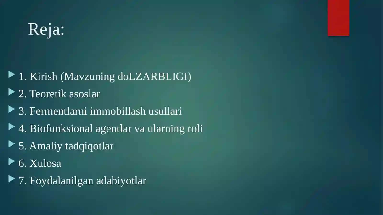 Fermentbiofunksionalagentlar orqali immobilash 2
