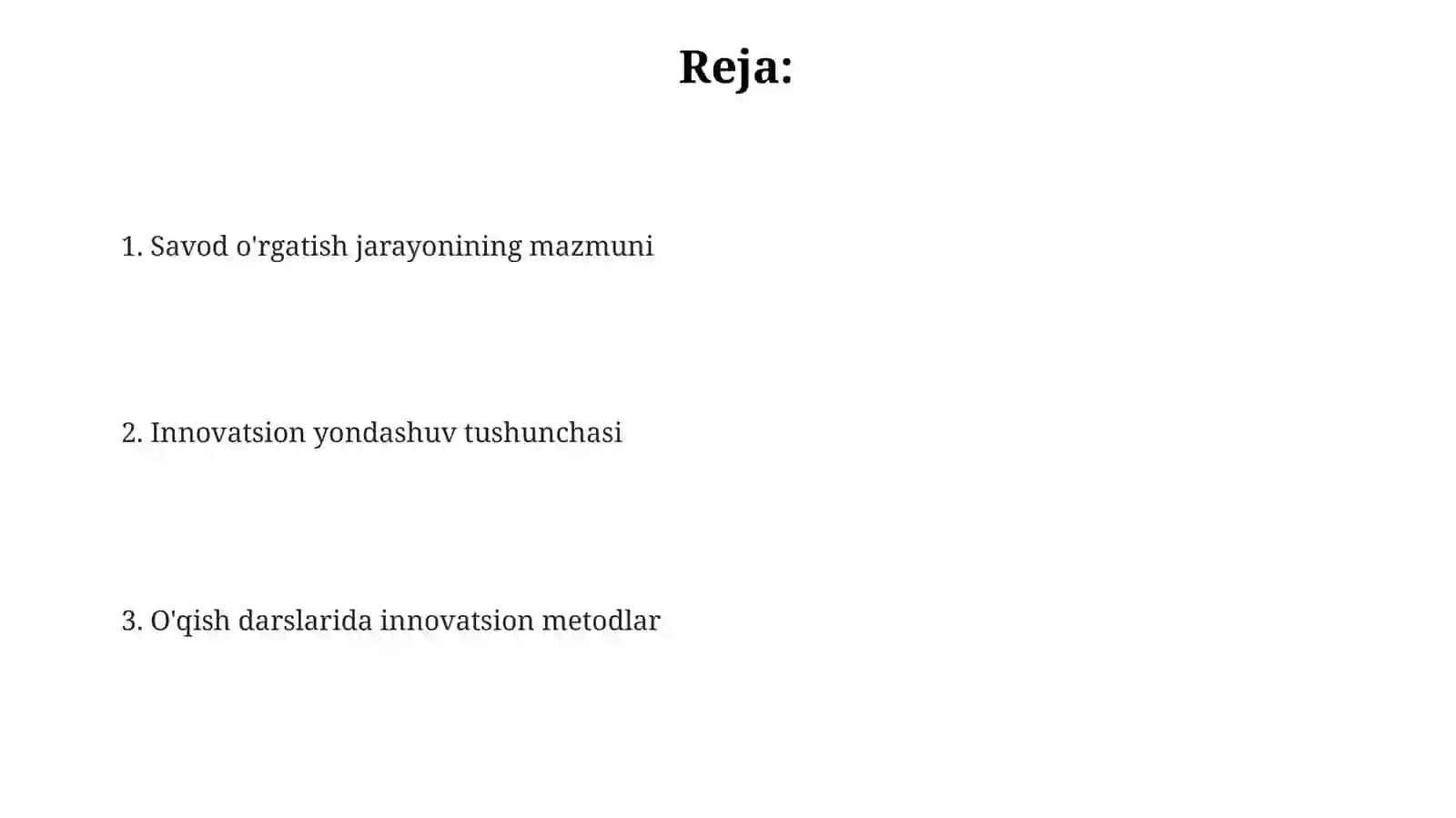 Savod o'rgatish jarayonining mohiyati 2