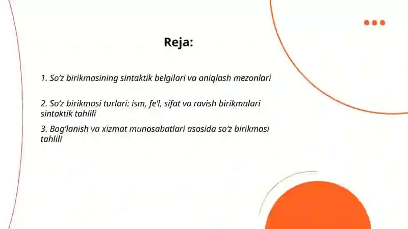Sintaktik tahlil soʻz birikmasi tahlili 2