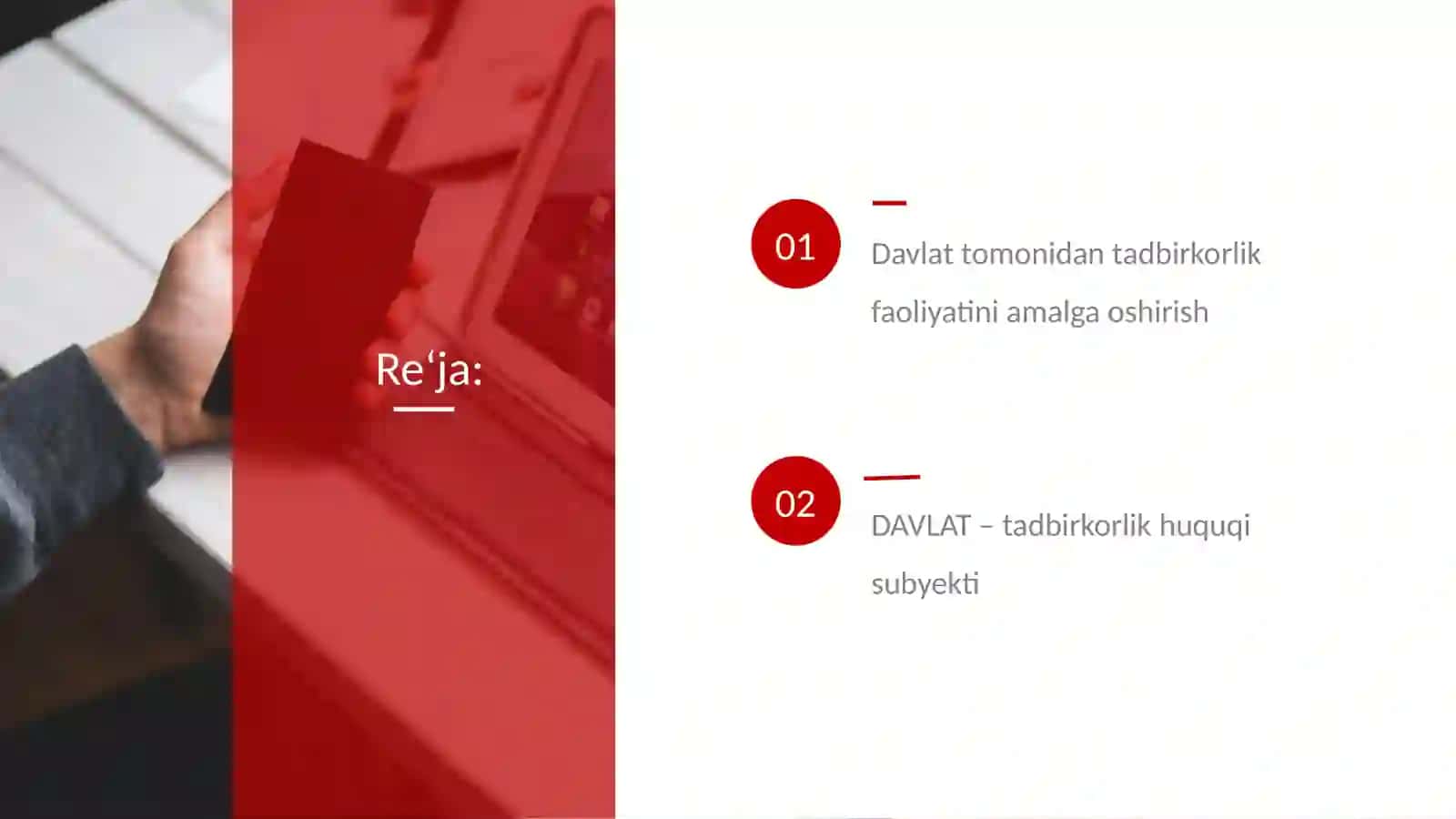 Davlat xo‘jalik (tadbirkorlik) huquqining sub‘yekti sifatida 2