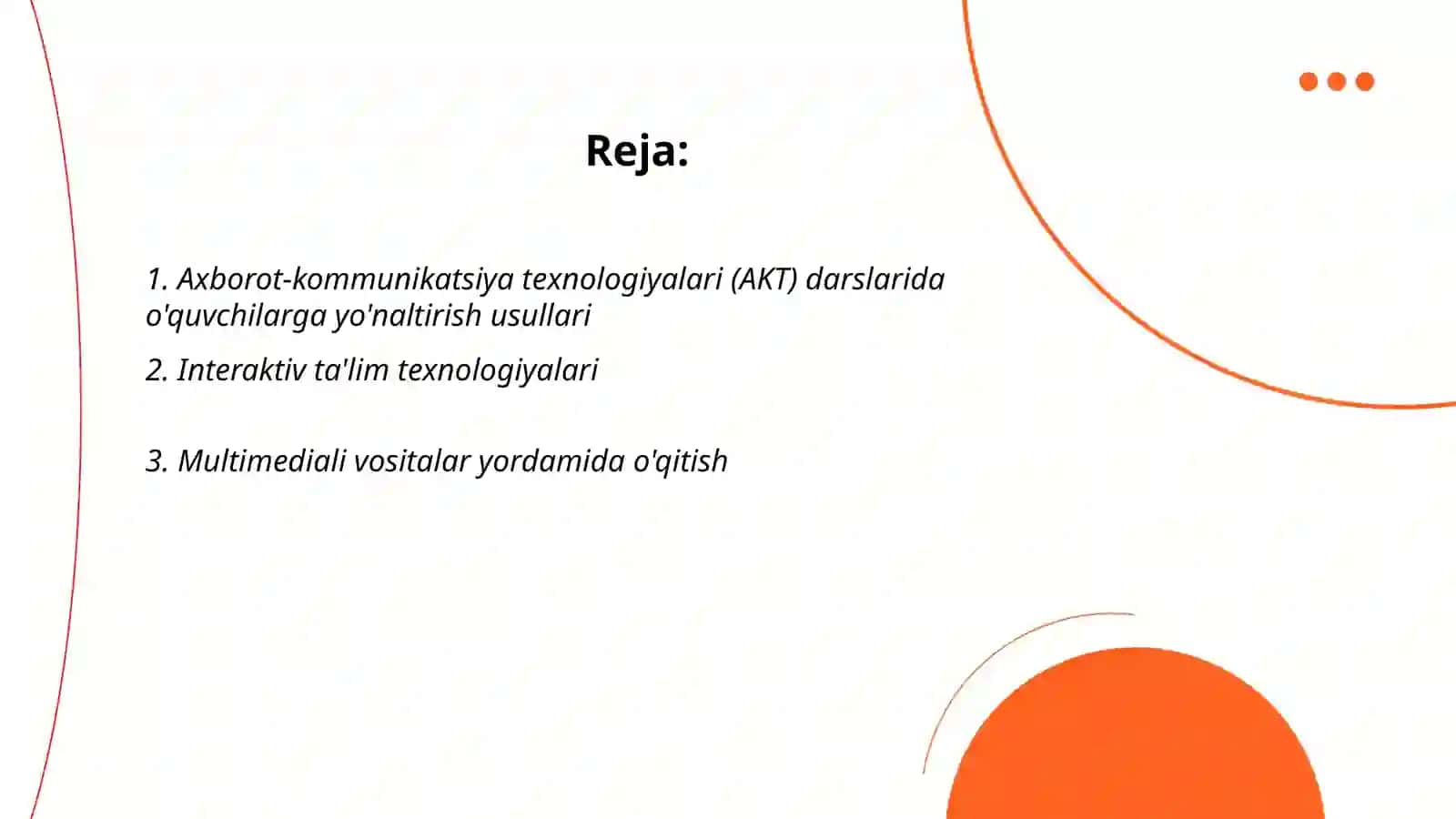 Axborot-kommunikatsiya texnologiyalari (AKT) darslarida o'quvchilarga yo'naltirish usullari 2