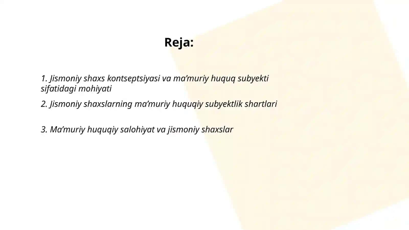 JISMONIY SHAXSLAR MA’MURIY HUQUQSUBYEKTI SIFATIDA 2