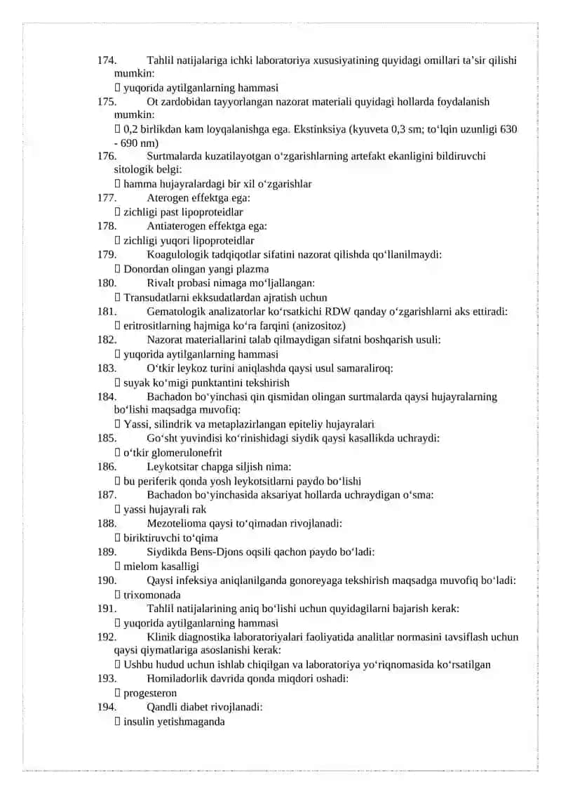 Najas massalari va ularning tahlili 2