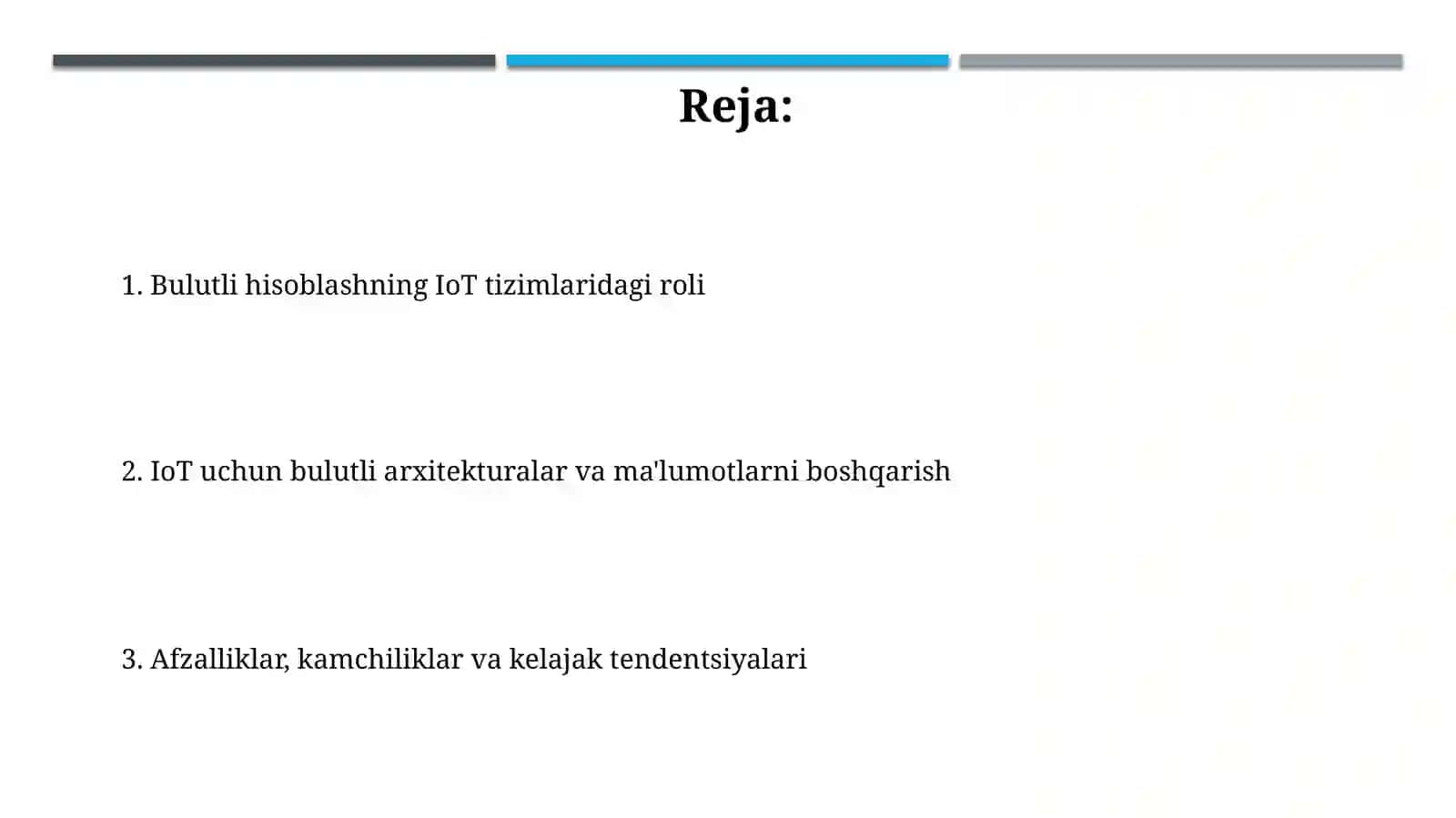 IoT tizimlaridagi bulut texnologiyalari 2