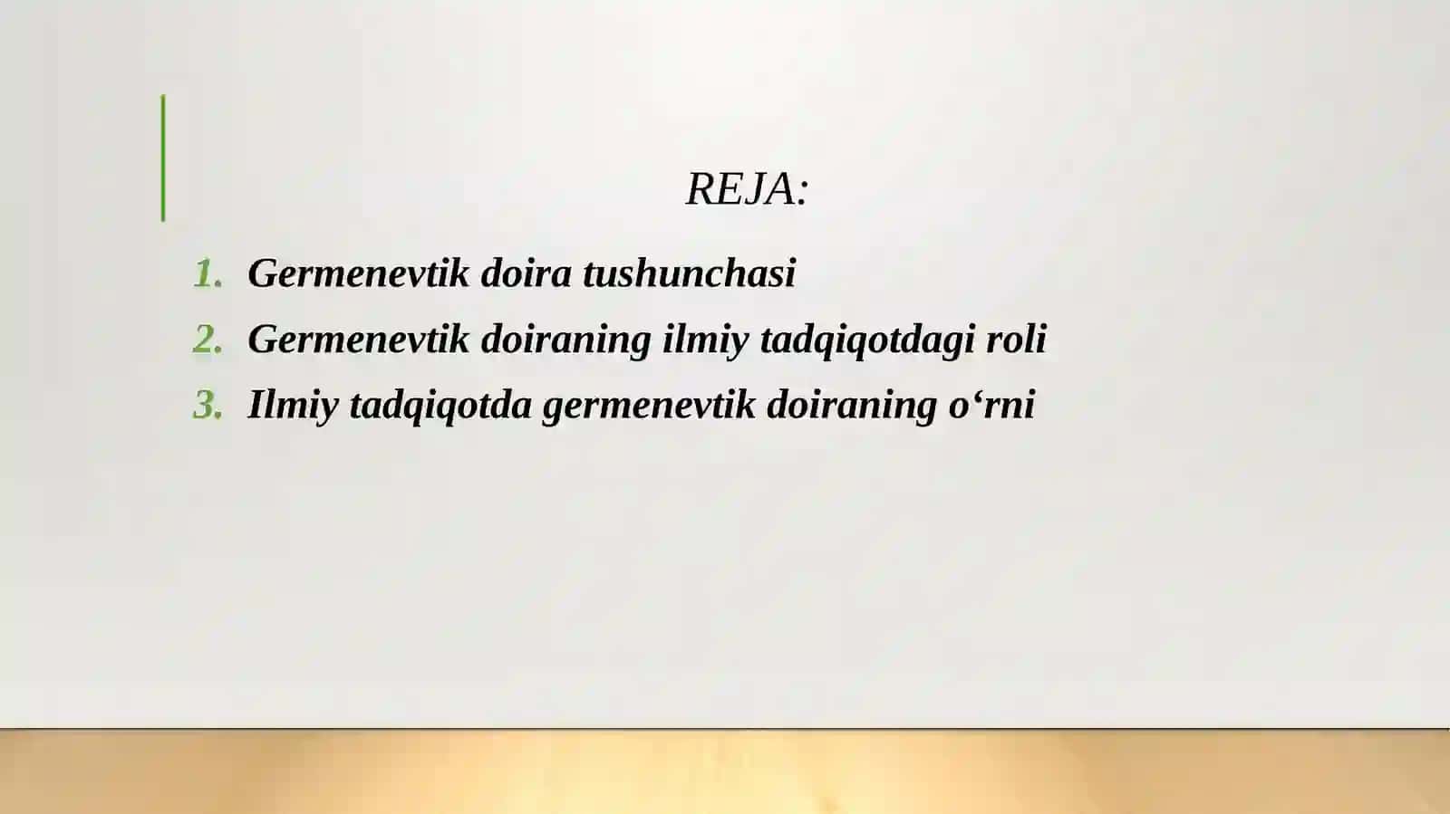 Germenvtik doira. Tushunishni va tushuntirishning ilmiy tadqiqotdagi tutgan o‘rni. 2