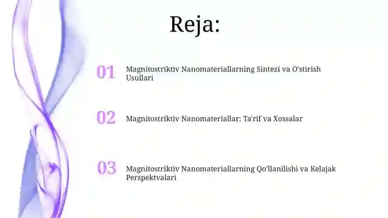 Magnitostriktiv Nanomateriallar 2