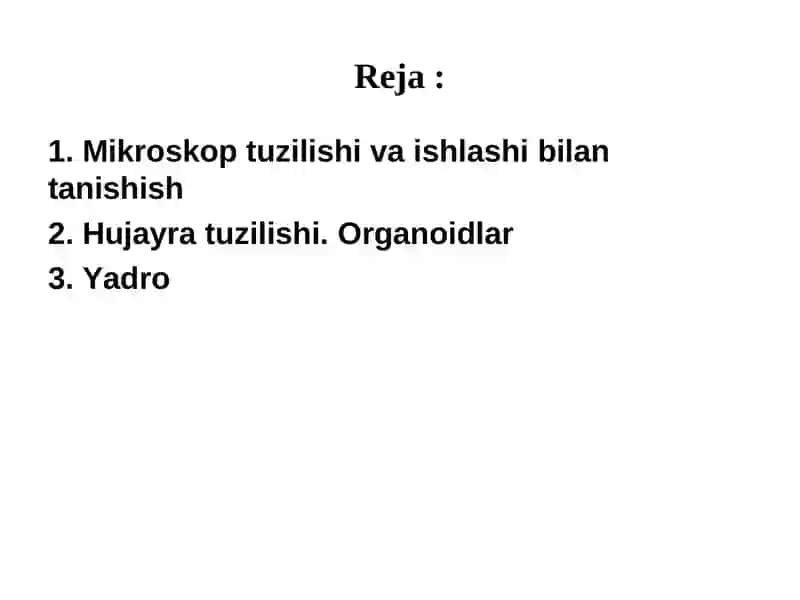 Tibbiy biologiya faniga kirish 2