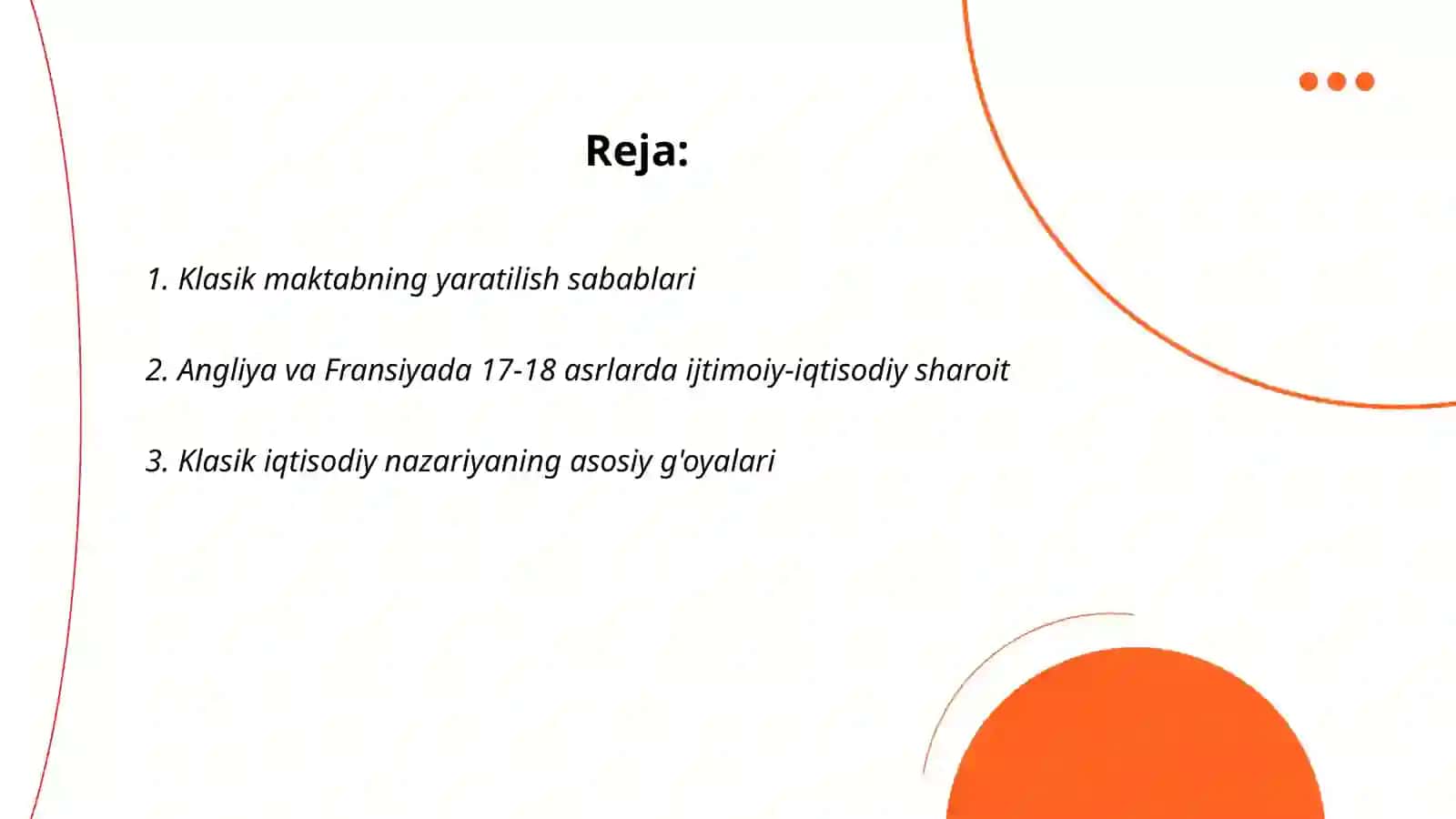 Angliya va Fransiyada klasik maktabning shakillanishi 2