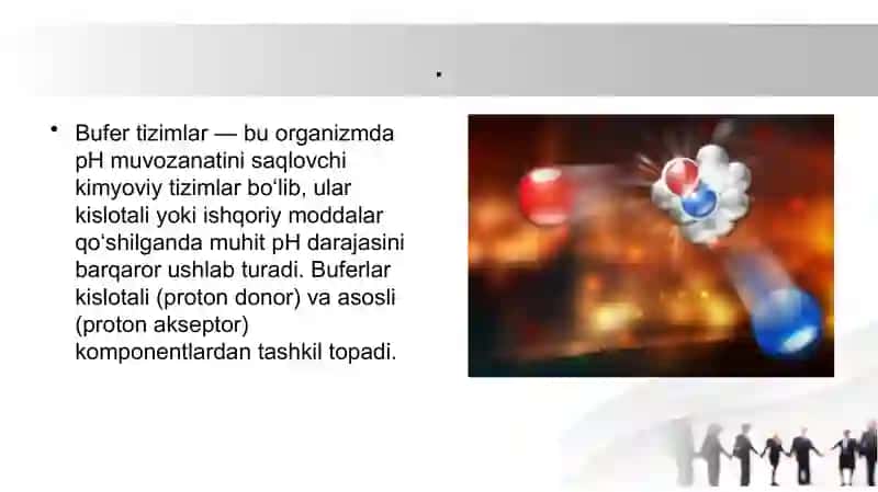 Bufer tizimlar. Klinik izlanishlarda biologik suyukliklarda bufer sig‘imini aniqlash. 2