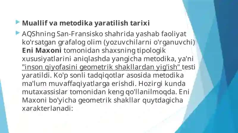 PSIXOGEOMETRIK TEST ORQALI SHAXS TIPOLOGIK XUSUSIYATLARINI ANIQLASH 2