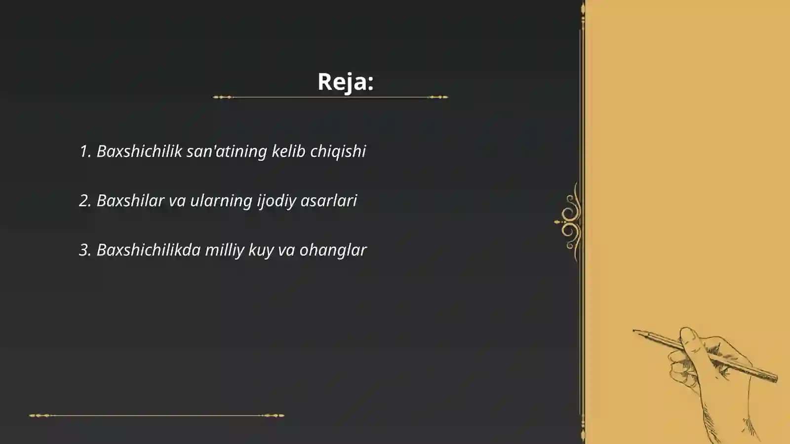 Baxshichilik san'ati 2