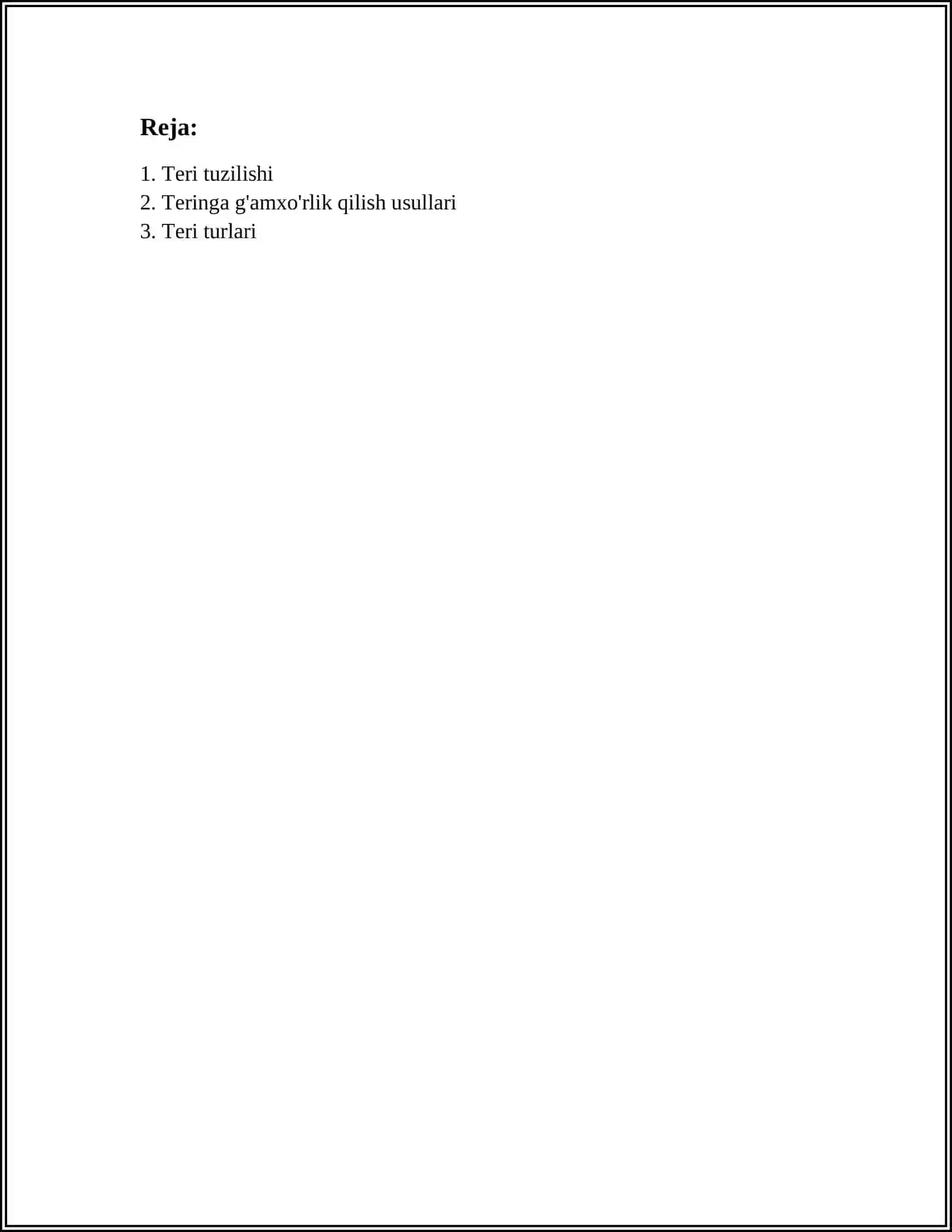 TERI VA UNING PARVARISHI 2