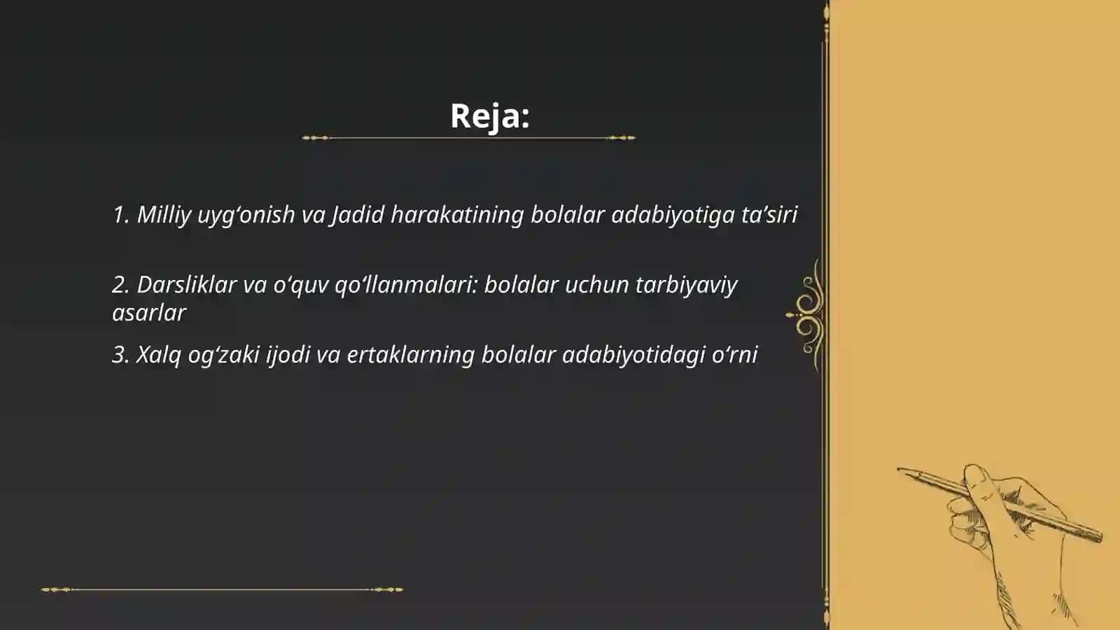 Milliy uygʻonish davri oʻzbek bolalar adabiyoti 2