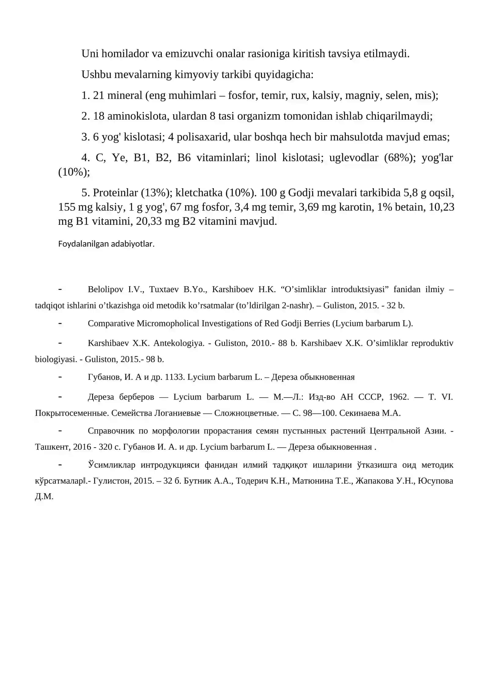 Dorivor o’simliklarni intraduksiya qilish 2
