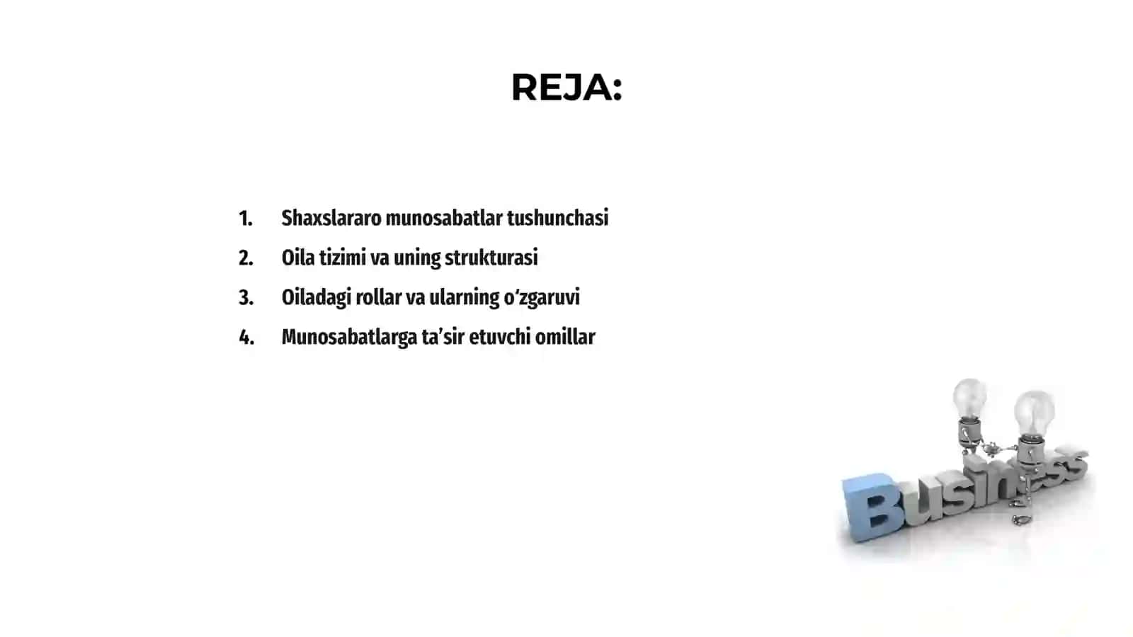 Shaxslararo munosabatlarning tizimi 2