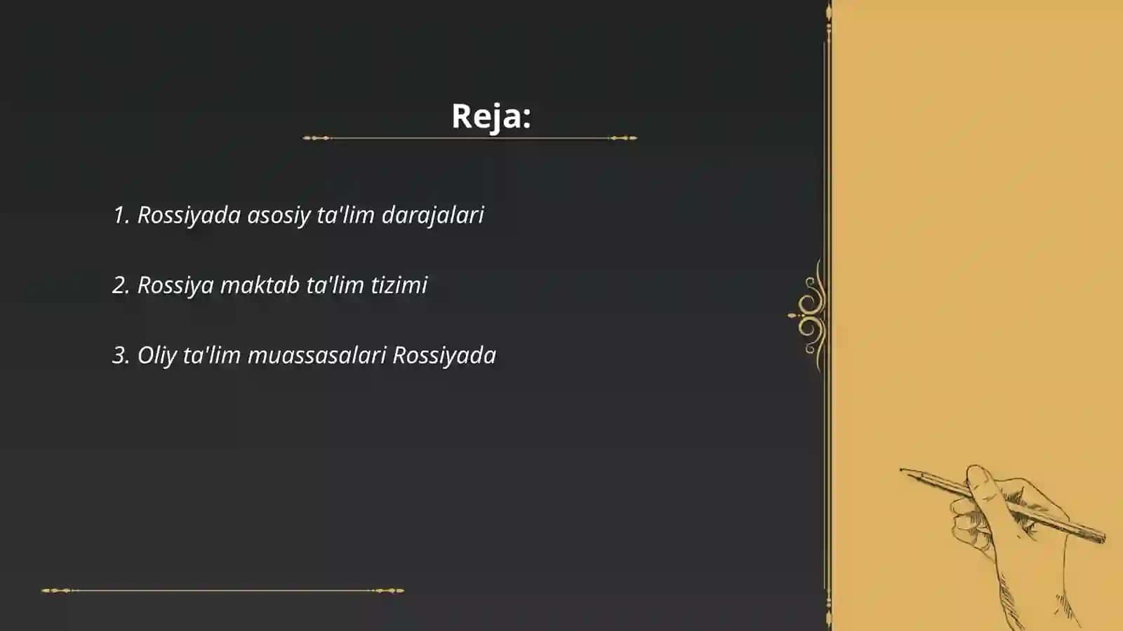 Rossiya ta'lim tizimi 2