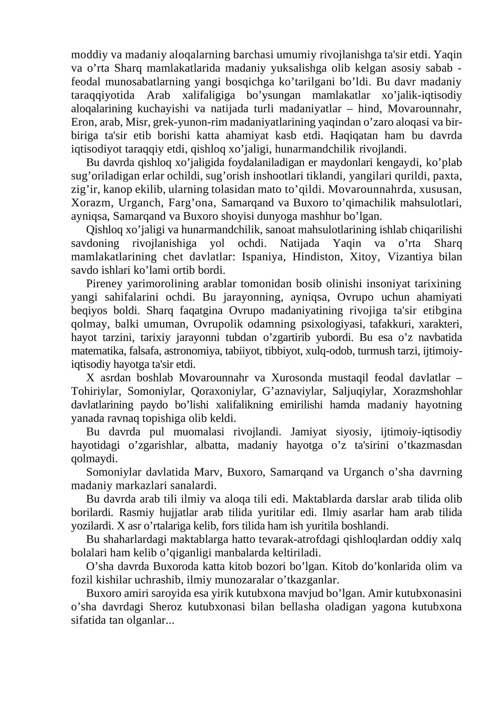 Sharq Uyg’onish davrida ilm-fan va pedagogik fikrlar taraqqiyoti 2