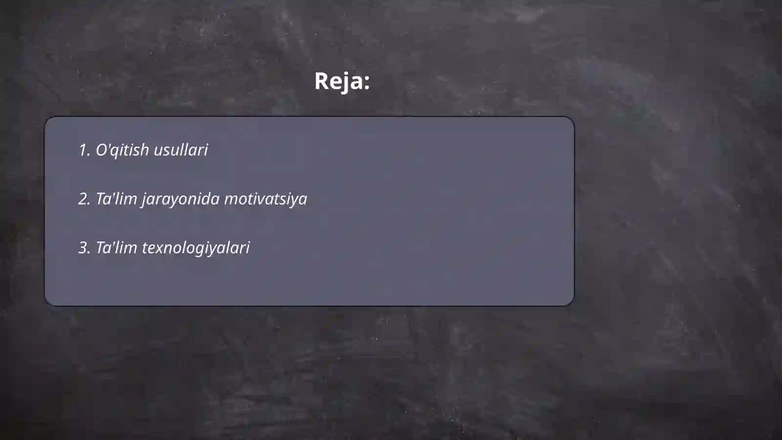 O'qitish usullari 2