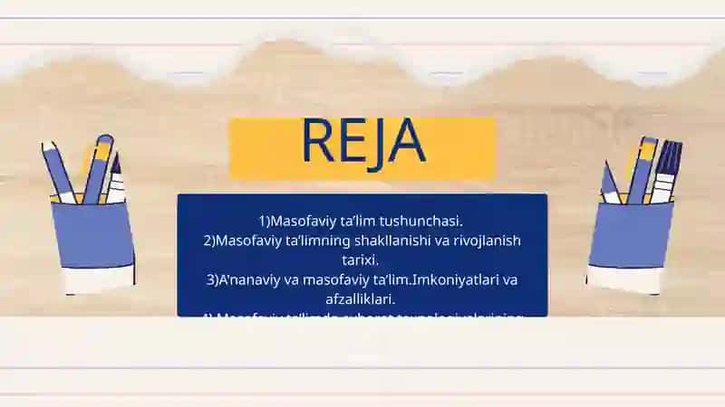 Masofaviy taʼlim va uning ahamiyati 2
