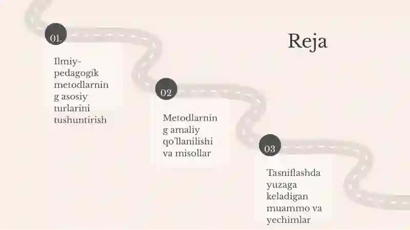 Ilmiy-pedagogik metodlarining tasnifi 2